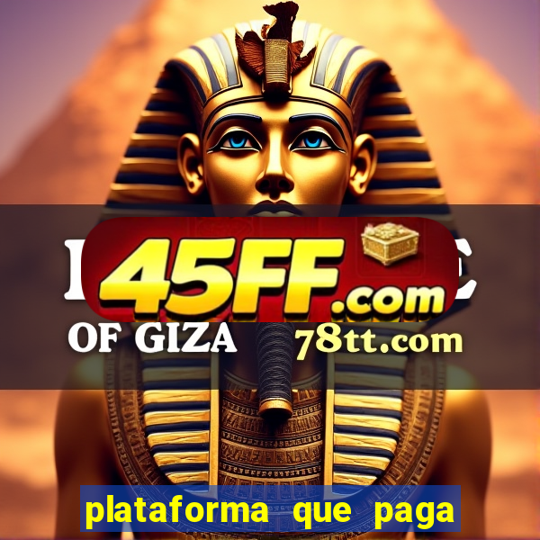plataforma que paga fortune tiger